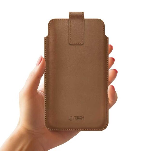 Tech-Protect SM65 case for 6.0-6.9&quot  smartphones - brown 2