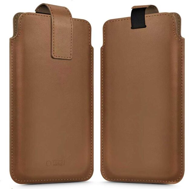 Tech-Protect SM65 case for 6.0-6.9&quot  smartphones - brown