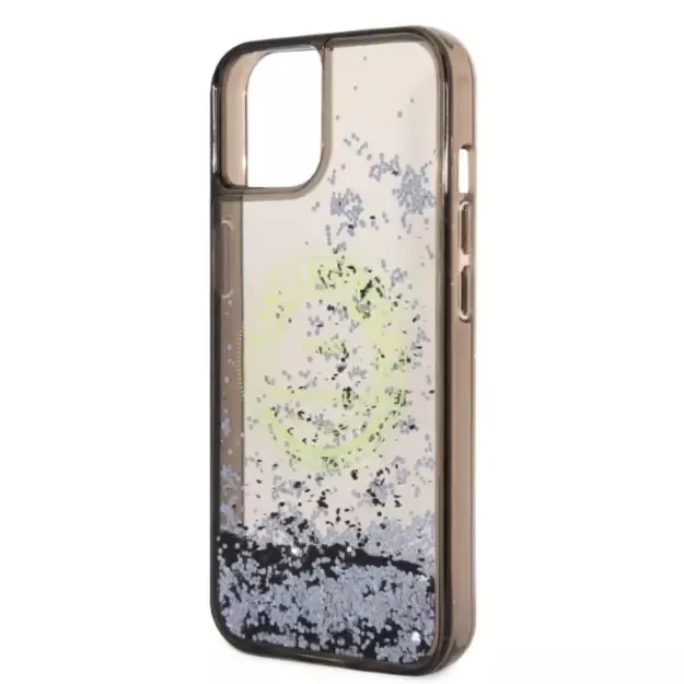 Karl Lagerfeld Liquid Glitter RSG case for iPhone 14 - black 5