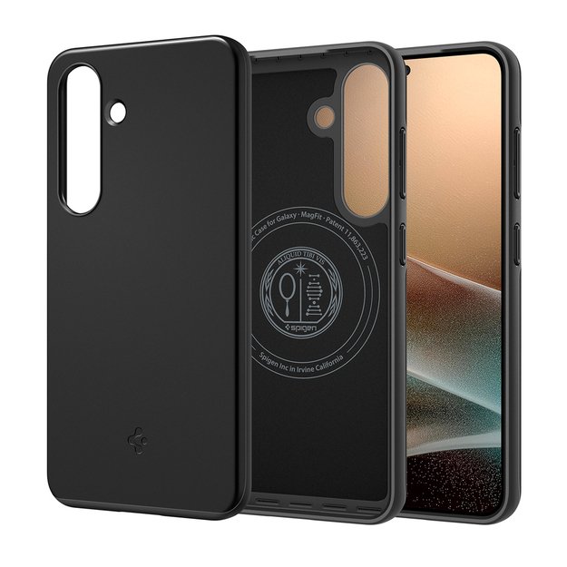 Spigen Thin Fit Mag Case for Samsung Galaxy S25 - Black 10