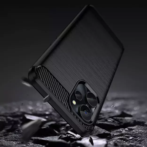 Carbon Case for Realme 10 5G / Realme 9i 5G Flexible Silicone Carbon Cover Black 3