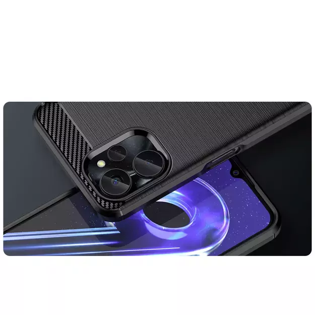 Carbon Case for Realme 10 5G / Realme 9i 5G Flexible Silicone Carbon Cover Black 8