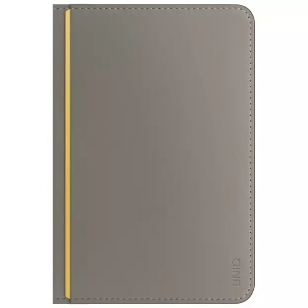 Uniq Belmont RFID Blocking Passport Case - Grey/Yellow 4