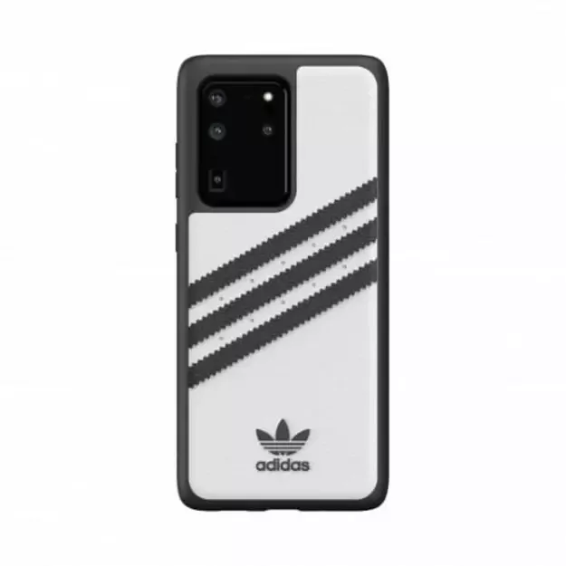 Adidas OR Moudled Case PU for Samsung Galaxy S20 Ultra - White and Black 7
