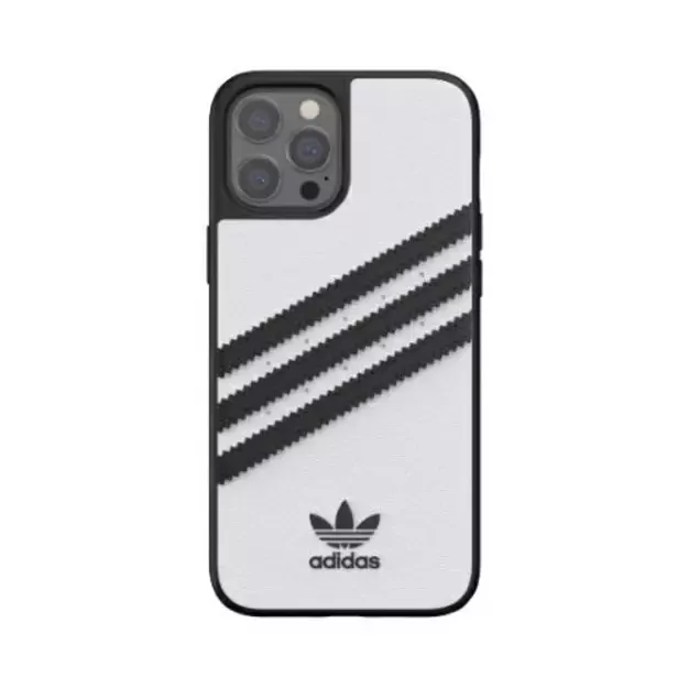 Adidas OR Moulded Case PU for iPhone 12 Pro Max - White/Black 7