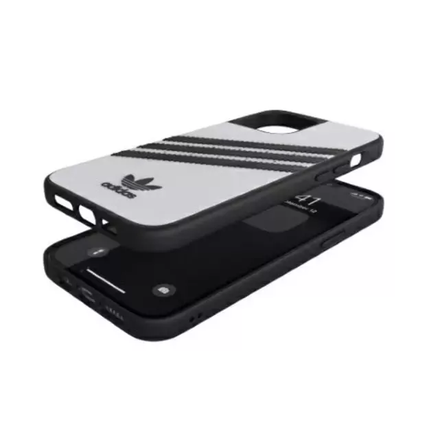 Adidas OR Moulded Case PU for iPhone 12 Pro Max - White/Black 11