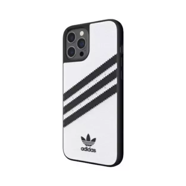 Adidas OR Moulded Case PU for iPhone 12 Pro Max - White/Black 8