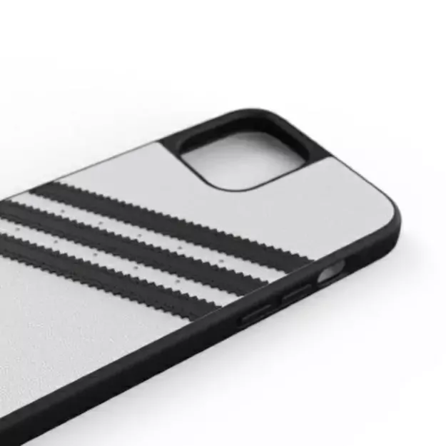 Adidas OR Moulded Case PU for iPhone 12 Pro Max - White/Black 10