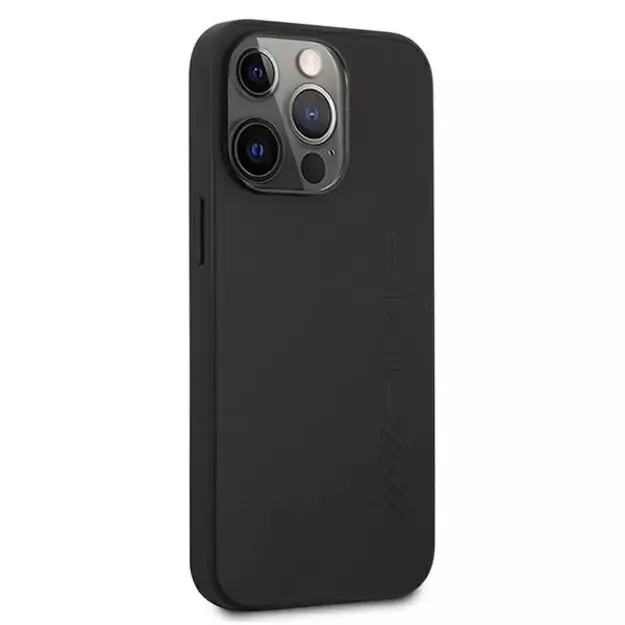 AMG Leather Hot Stamped Case for iPhone 13 Pro / 13 6.1&quot  - Black 10
