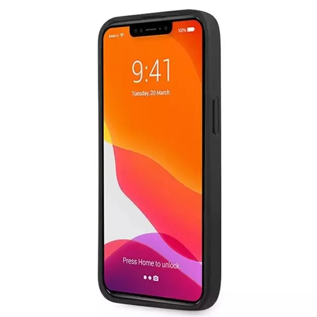 AMG Leather Hot Stamped Case for iPhone 13 Pro / 13 6.1&quot  - Black 11