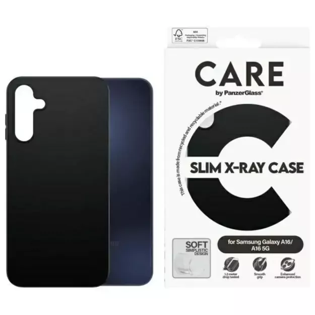 CARE by PanzerGlass Fashion Case for Samsung Galaxy A16 / A16 5G - Black