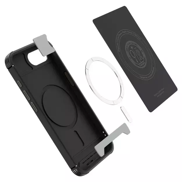 Spigen Core Armor MagSafe iPhone 16e Case - Black 15