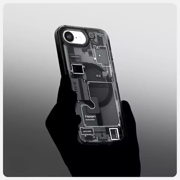 Spigen Ultra Hybrid MagSafe Case for iPhone 16e Zero One - Black 23