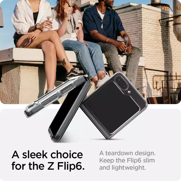 Spigen Airskin Case for Samsung Galaxy Z Flip 6 - Clear 30