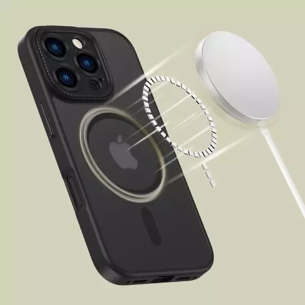 Tech-Protect MagCam MagSafe iPhone 16 Pro Case - Semi-Transparent 4