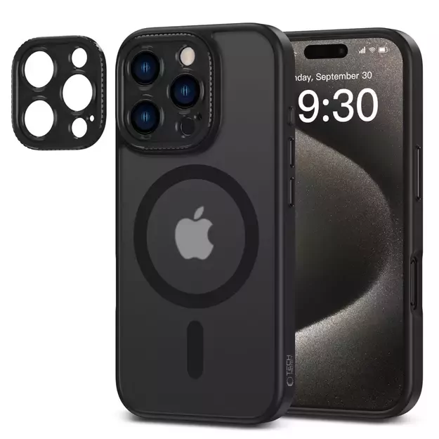 Tech-Protect MagCam MagSafe iPhone 16 Pro Case - Semi-Transparent 3