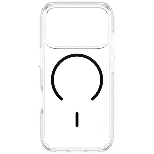 CARE by PanzerGlass Flagship Urban Explorer Case w. Black MagSafe for iPhone 17 Pro - Transparent 2