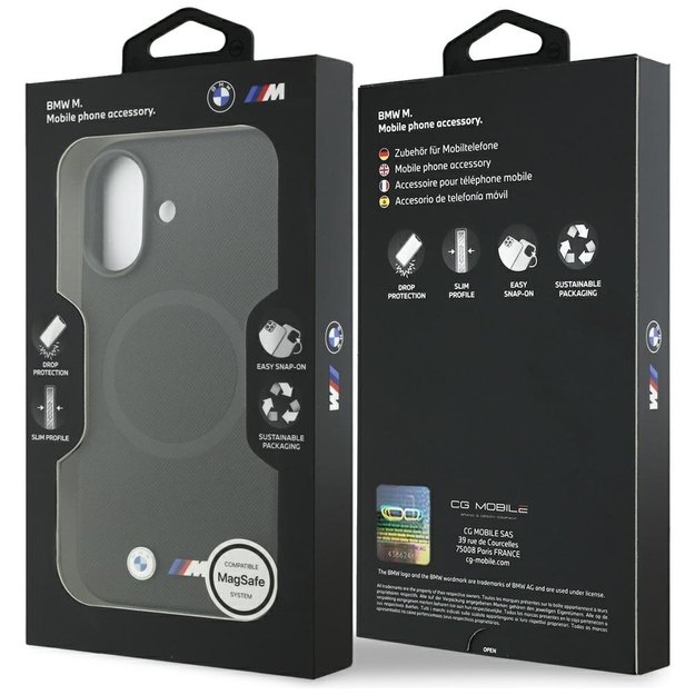 BMW M FW Metal Logo MagSafe Case for iPhone 17 - Black 7