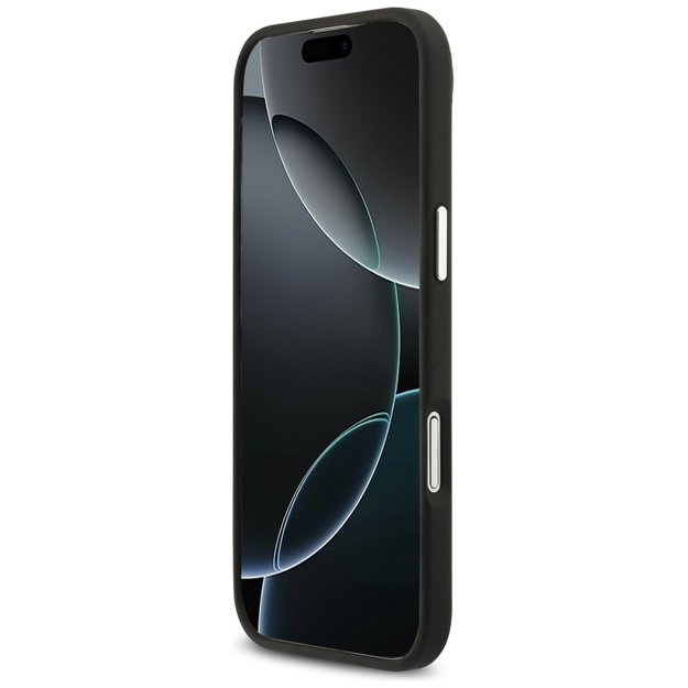 Karl Lagerfeld FW Grained Karl &amp  Choupette Heads Pins &amp  Logo iPhone Air Case - Black 4