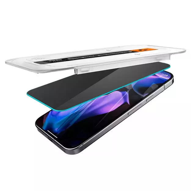 Spigen Glas.TR &quot Ez Fit&quot  Privacy HD 2-pack privacy glass for Google Pixel 9 / 9 Pro 10
