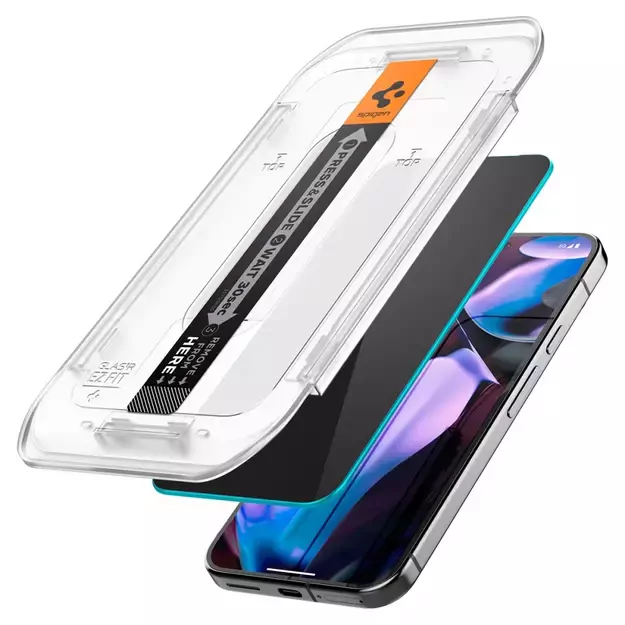 Spigen Glas.TR &quot Ez Fit&quot  Privacy HD 2-pack privacy glass for Google Pixel 9 / 9 Pro 7