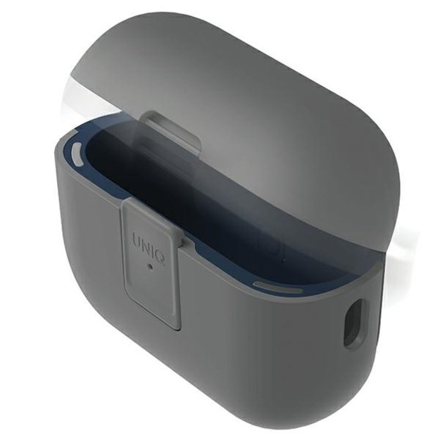 Uniq Clyde Lock Case AirPods Pro 2 - Gray-Blue 1