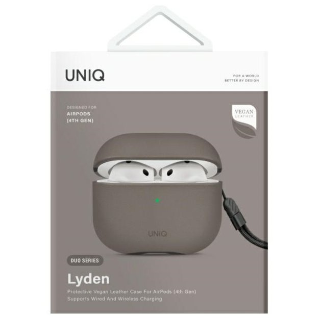 Uniq Lyden DS AirPods 4 Case - Gray 2
