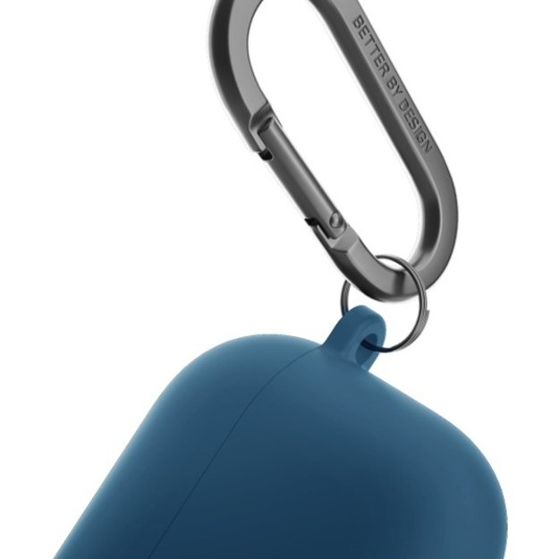 Uniq Nexo AirPods 4 + Ear Hooks Silicone case - blue 6