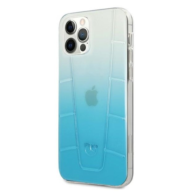 Mercedes MEHCP12LCLGBL iPhone 12 Pro Max 6,7  niebieski/blue hardcase Transparent Line 1