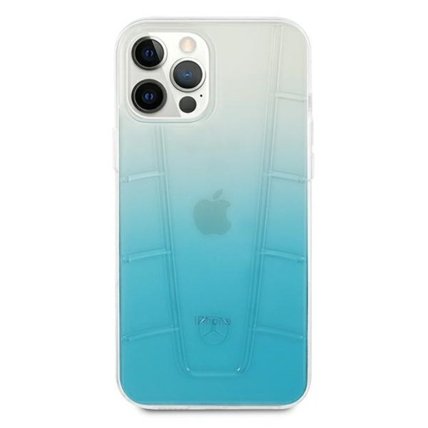 Mercedes MEHCP12LCLGBL iPhone 12 Pro Max 6,7  niebieski/blue hardcase Transparent Line 2