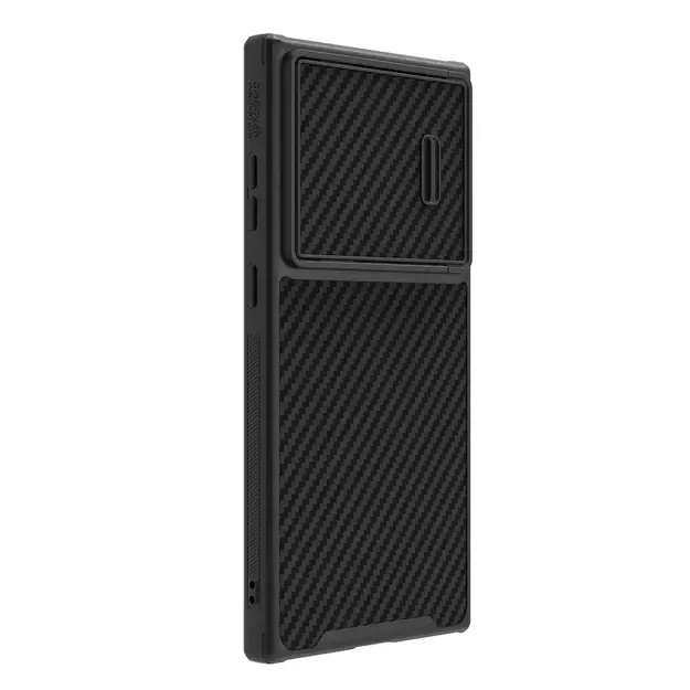 Nillkin Synthetic Fiber S Case for Samsung Galaxy S23 Ultra, camera cover, black 17