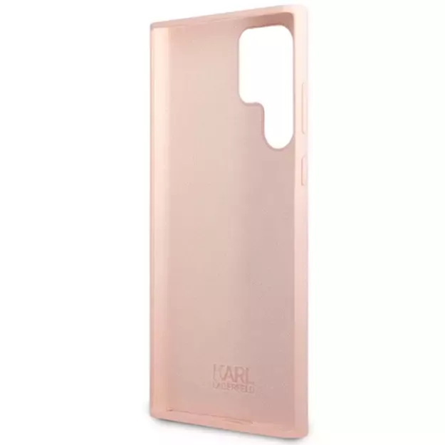Karl Lagerfeld KLHCS23LSNIKBCP Sam S23 S918 Ultra hardcase pink/pink Silicone Ikonik 13