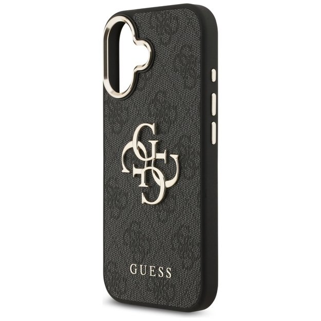 Guess 4G Big 4G Classic Logo Case for iPhone 17 - Black and Gold 5