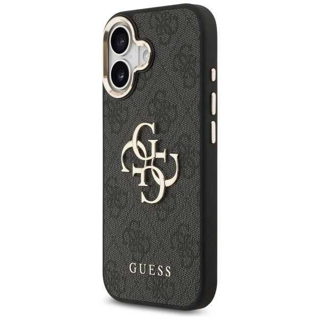 Guess 4G Big 4G Classic Logo Case for iPhone 17 - Black and Gold 1