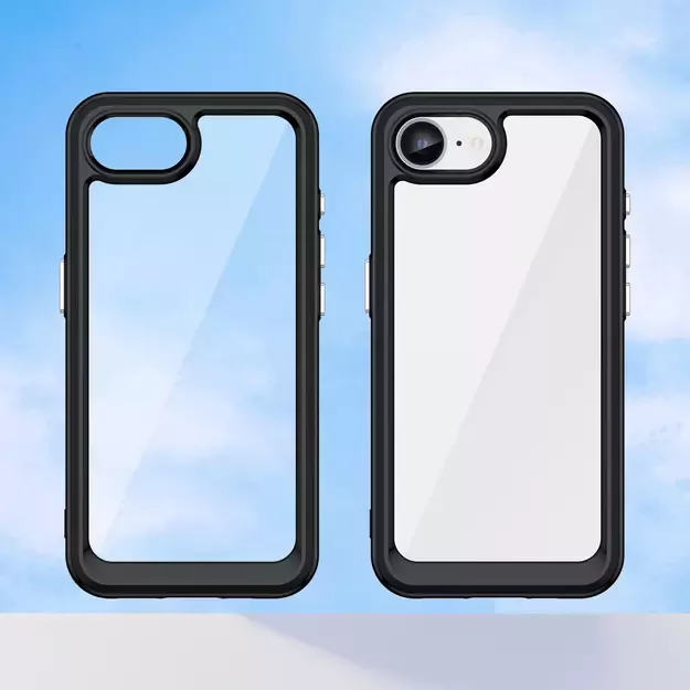 Outer Space Case for iPhone 16e Flexible Frame Cover - Black 7