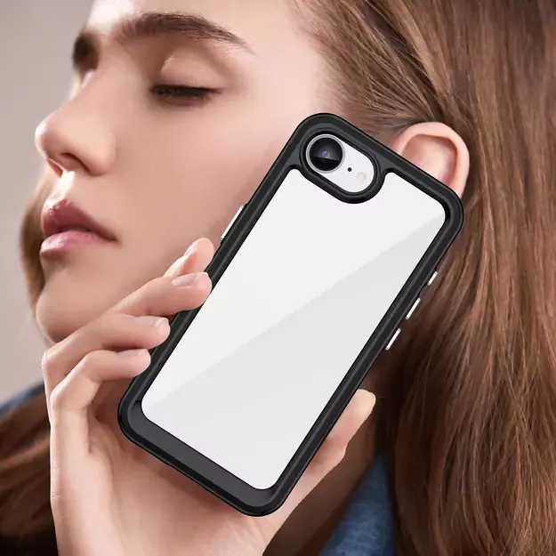 Outer Space Case for iPhone 16e Flexible Frame Cover - Black 5