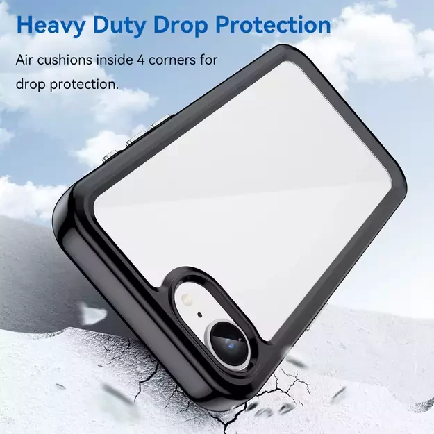 Outer Space Case for iPhone 16e Flexible Frame Cover - Black 2