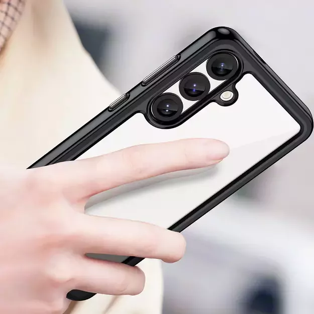 Outer Space Case for Samsung Galaxy S25 Edge Cover with Flexible Frame - Black 11