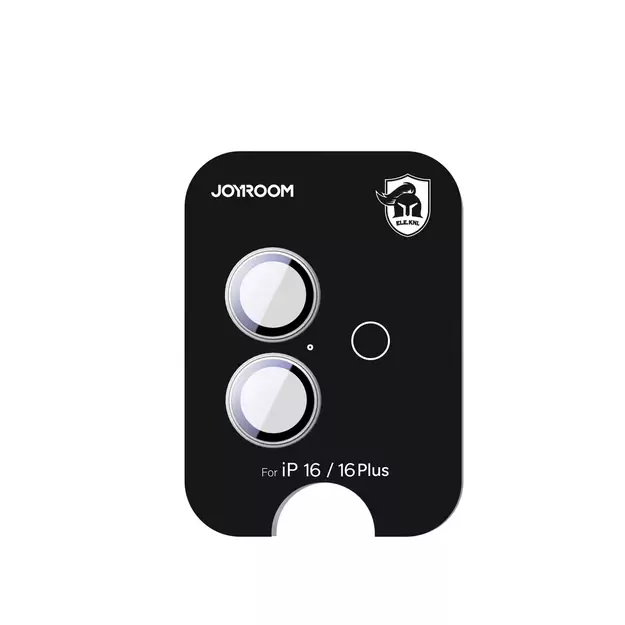 Joyroom JR-MFY0256 Glass Screen Protector for iPhone 16/16 Plus Lenses - Silver