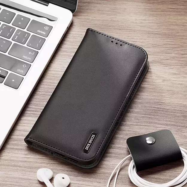 Dux Ducis Hivo iPhone 16e Case with Flip and RFID Protection - Black 22