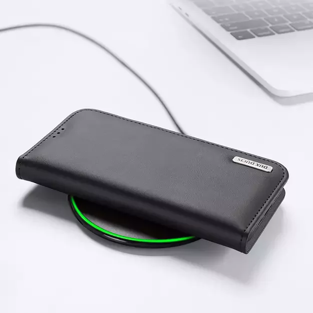 Dux Ducis Hivo iPhone 16e Case with Flip and RFID Protection - Black 20