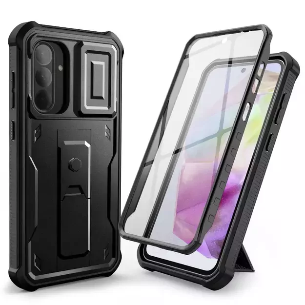 Tech-Protect Kevlar Cam+ Case for Samsung Galaxy A36 5G - Black