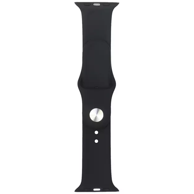 Audi Geometric Pattern Silicone Watch Strap for Apple Watch 44 / 45 / 46 / 49 mm - black 1