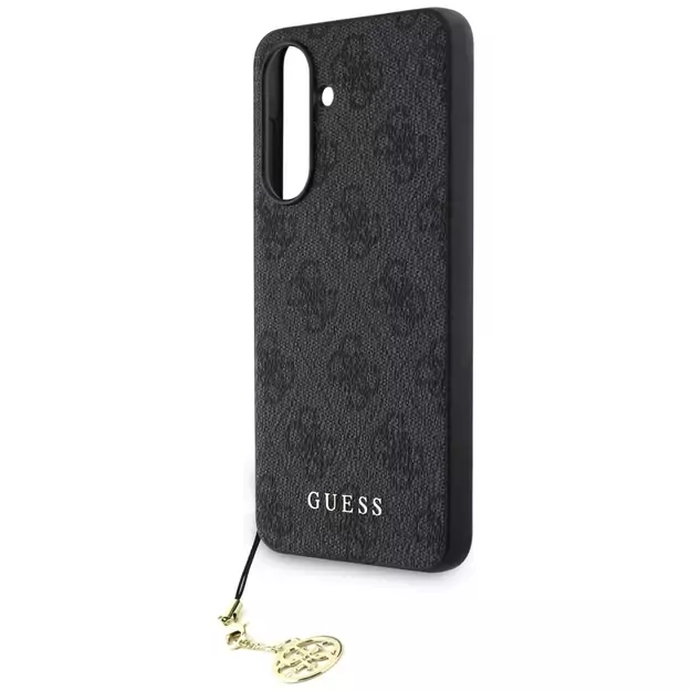 Guess 4G Charms Collection case for Samsung Galaxy A56 - black 4