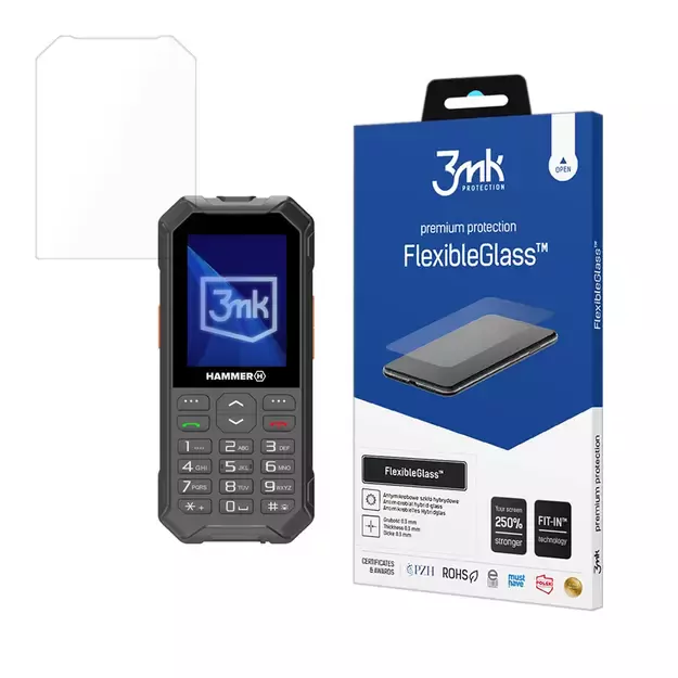 Hybrid glass 3mk FlexibleGlass for MyPhone Hammer 6