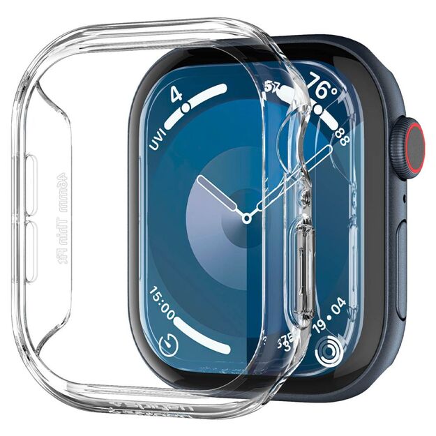 Spigen Thin Fit Case for Apple Watch 10 46mm - Clear 8