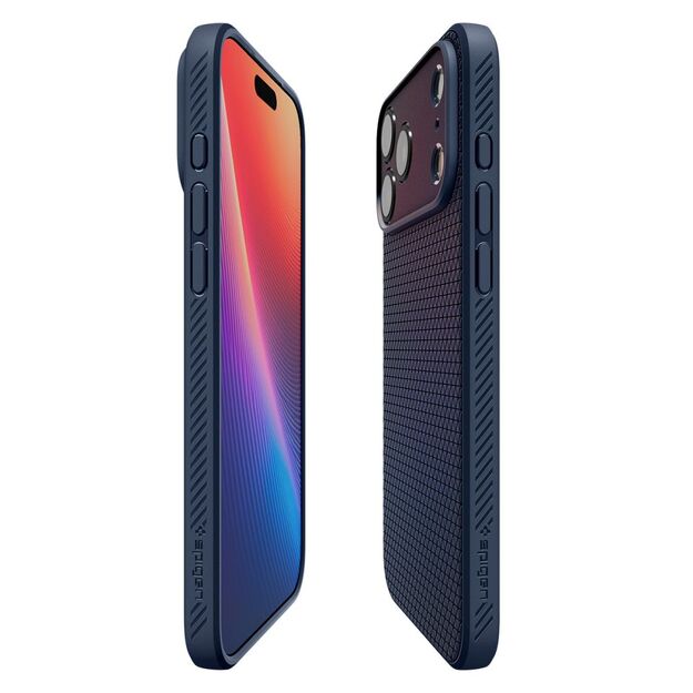 Spigen Liquid Air Case for iPhone 17 Pro Max - Blue 4