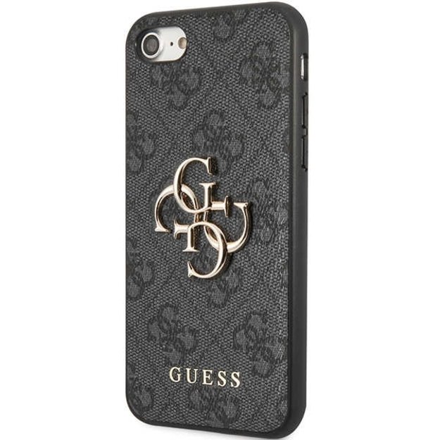 Guess GUHCI84GMGGR iPhone 7/8/SE 2020/ 2022 grey/grey hardcase 4G Big Metal Logo 8