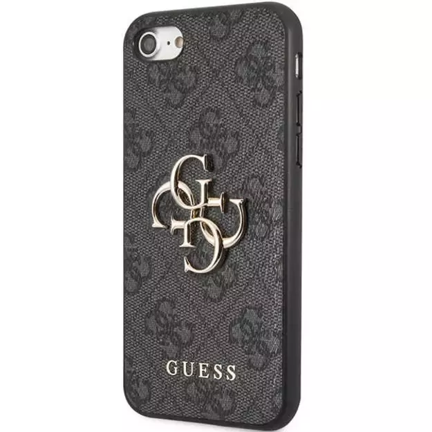 Guess GUHCI84GMGGR iPhone 7/8/SE 2020/ 2022 grey/grey hardcase 4G Big Metal Logo 1