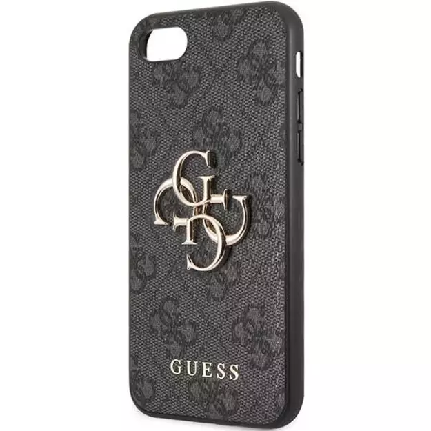 Guess GUHCI84GMGGR iPhone 7/8/SE 2020/ 2022 grey/grey hardcase 4G Big Metal Logo 5